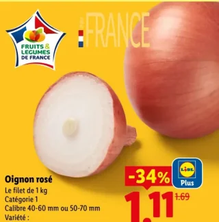 Oignon rosé