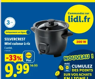 SILVERCREST Mini cuiseur à riz