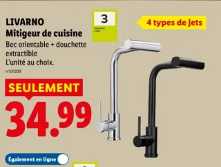 LIVARNO Mitigeur de cuisine
