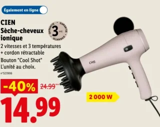 Sèche-cheveux ionique Cien