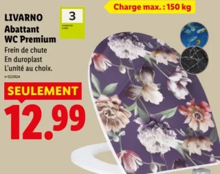 Abattant WC Premium Livarno