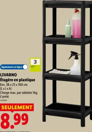 Étagère en plastique Livarno