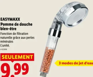 Pomme de douche bien-être Easymaxx