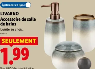 Accessoire de salle de bains Livarno