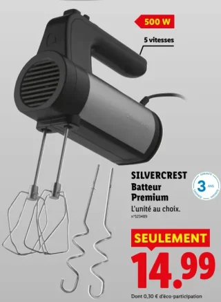 SILVERCREST Batteur Premium
