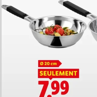 Poêle en acier inoxydable Premium Ø 20 cm Silvercrest