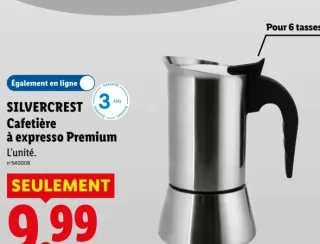 SILVERCREST Cafetière à expresso Premium