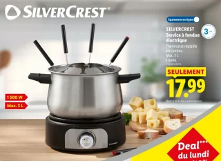 SILVERCREST Service à fondue électrique