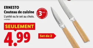 Couteau de cuisine ERNESTO