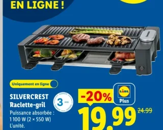Raclette-gril SILVERCREST