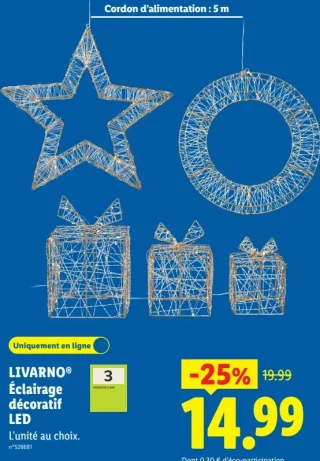 LIVARNO® Éclairage décoratif LED