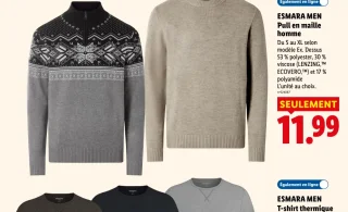 ESMARA MEN Pull en maille homme