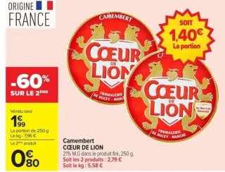 Camembert CŒUR DE LION