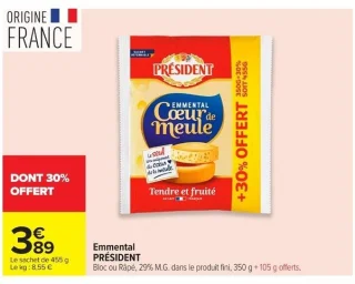 Emmental PRÉSIDENT