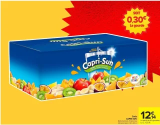Soda CAPRI-SUN Multivitaminés, Tropical ou Monster Alarm