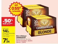 Bière d'Abbaye GRIMBERGEN Blonde