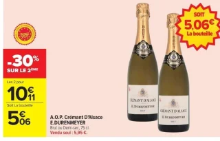 A.O.P. Crémant D'Alsace E.DURENMEYER