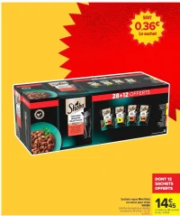 Sachets repas Mini filets en sauce pour chats Sheba