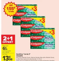 Dentifrice "Lot de 3" COLGATE