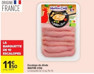 Escalope de dinde MAITRE COQ