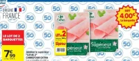 Jambon le supérieur Carrefour Extra