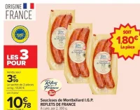 Saucisses de Montbéliard I.G.P. Reflets de France