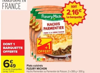 Plats cuisinés FLEURY MICHON