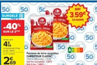 Pommes de terre surgelées Carrefour Classic'