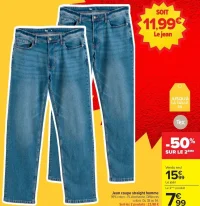 Jean coupe straight homme Tex