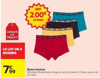 Boxers homme