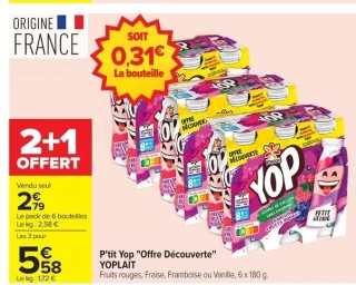 P'tit Yop "Offre Découverte" YOPLAIT