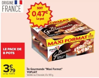 Île Gourmande "Maxi Format" YOPLAIT