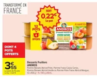 Desserts Fruitiers ANDROS
