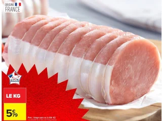 Porc : longe sans os à rôtir X2