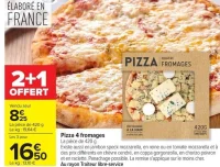 Pizza 4 fromages