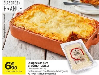 Lasagnes de porc Stefano Toselli