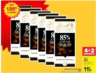 Tablette de chocolat Excellence LINDT