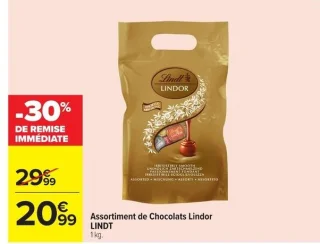 Assortiment de Chocolats Lindor LINDT