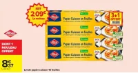 Lot de papier cuisson 16 feuilles Albal