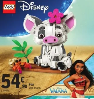 Lego Disney Vaiana Pua