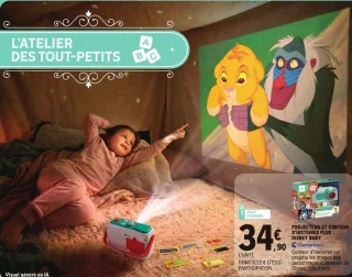 Projecteur et conteur d'histoires Plus Disney Baby Clementoni