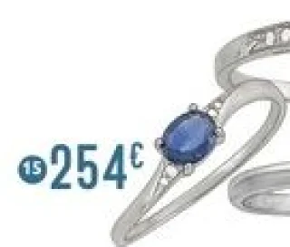 Bague saphir et diamants