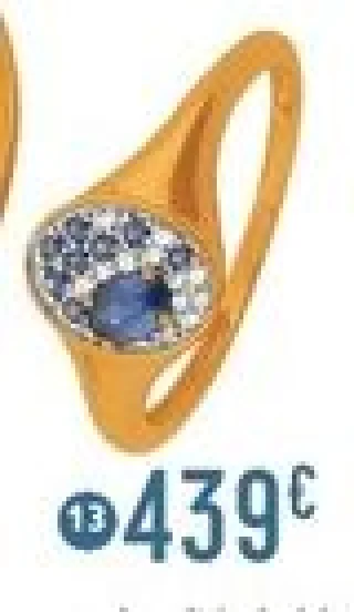 Bague saphirs et diamants