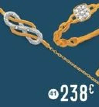 Bracelet Or 18 carats Le Manège à Bijoux E.Leclerc