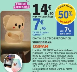 Veilleuse koala OSRAM