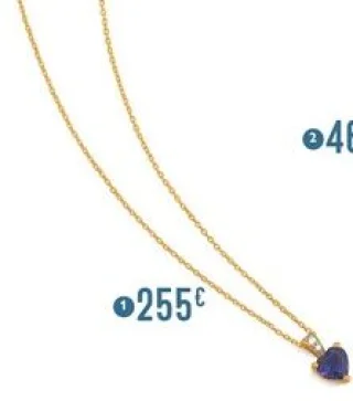 Collier cordiérite et diamants 0,01 ct
