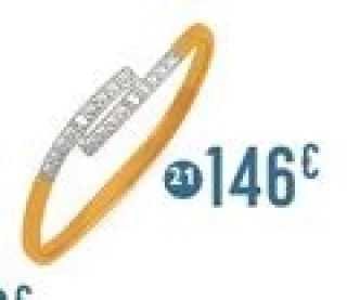 Bague diamants 0,01 ct