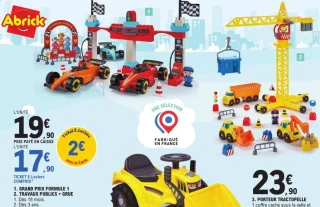 Grand Prix Formule 1 ou Travaux publics + grue Abrick