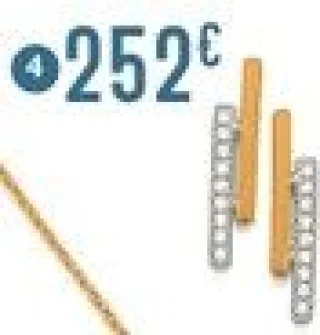 Boucles d'oreilles diamants 0,07 ct Le Manège à Bijoux