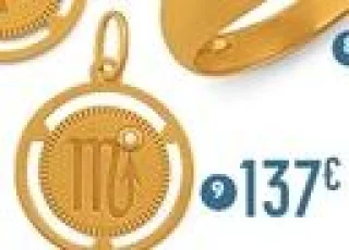 Pendentif zodiaque scorpion diamant 0,07 ct Le Manège à Bijoux